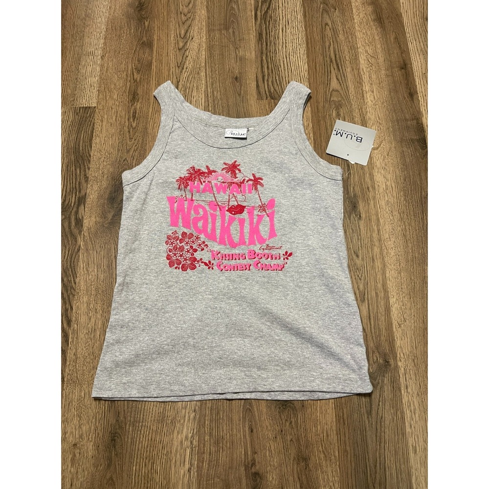 BUM Tank Top, Women's Size Medium, Gray, Sleeveless, WAIKIKI NWT